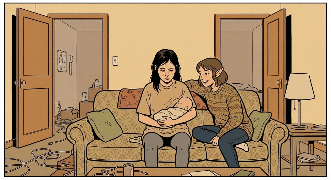 Suzie and Margo on the couch — Mark news