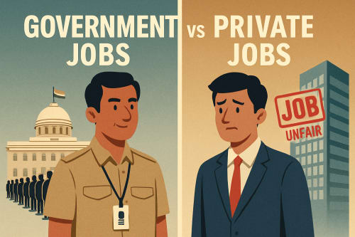 The Harsh Truth Behind Government and Private Jobs in India – What Students and Job Seekers Must Know