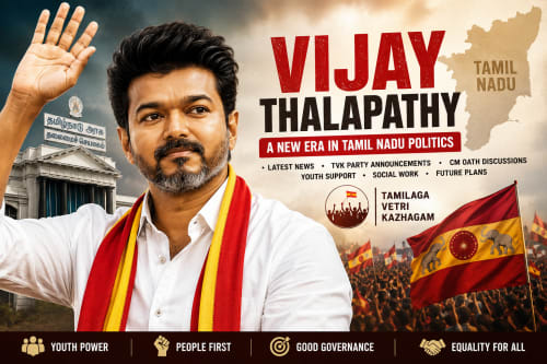 Vijay Thalapathy Political Journey: Latest Tamil Nadu News, TVK Party Announcements, CM Oath Discussions and Future Political Plans