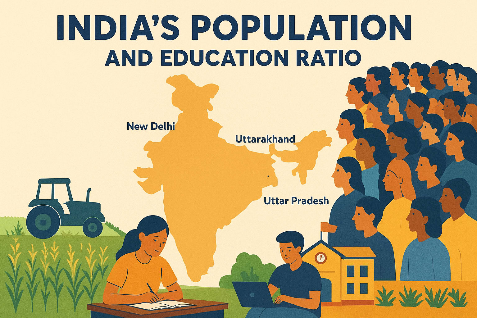 India’s Population vs. Education Ratio: Global Comparison, Challenges & Roadmap