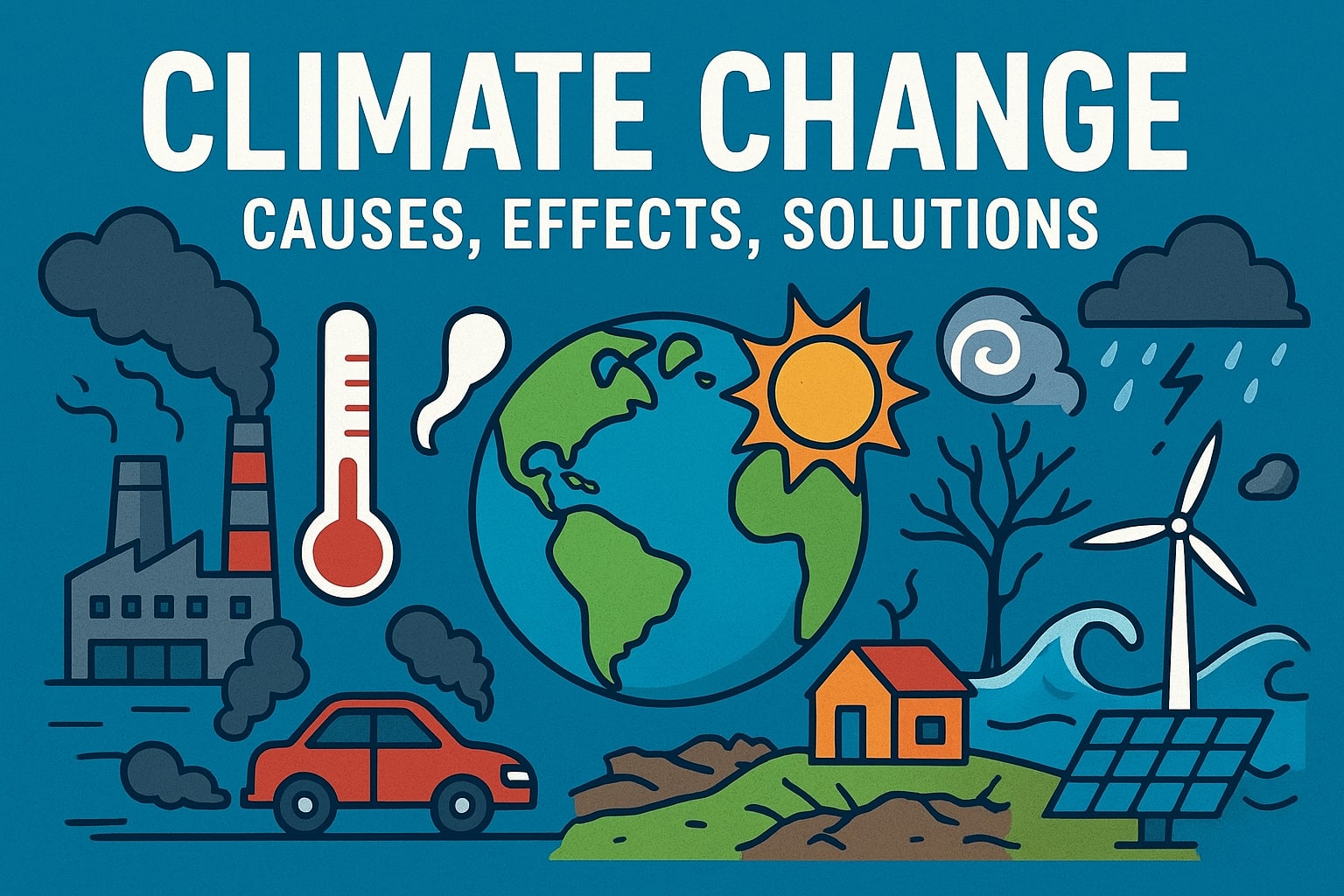 Climate Change 2025 – Causes, Effects, Solutions & Global Action