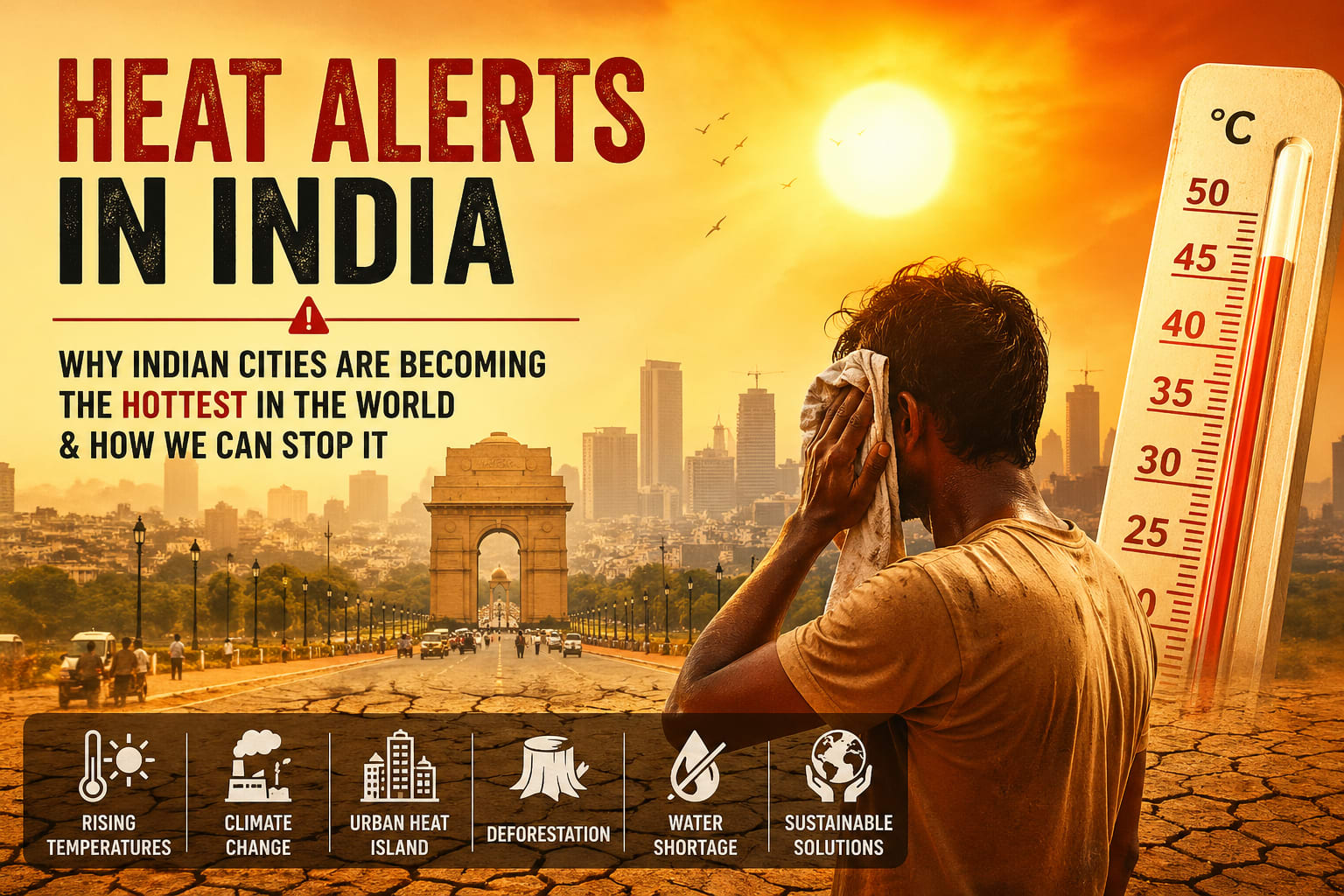 Heat Alerts in India: Why Indian Cities Are Becoming the Hottest in the World & How We Can Stop It