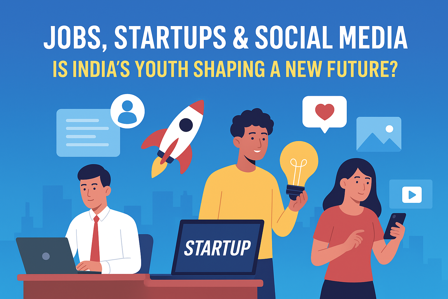 Jobs, Startups & Social Media Is India’s Youth Shaping a New Future