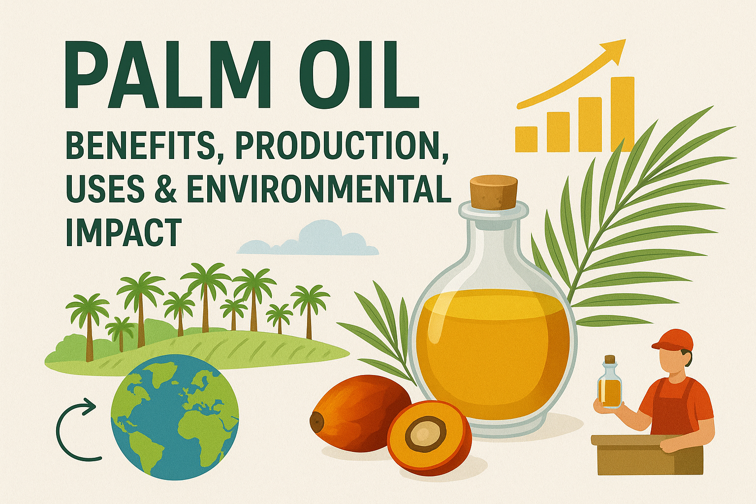Palm Oil: Benefits, Production, Uses, and Environmental Impact Explained