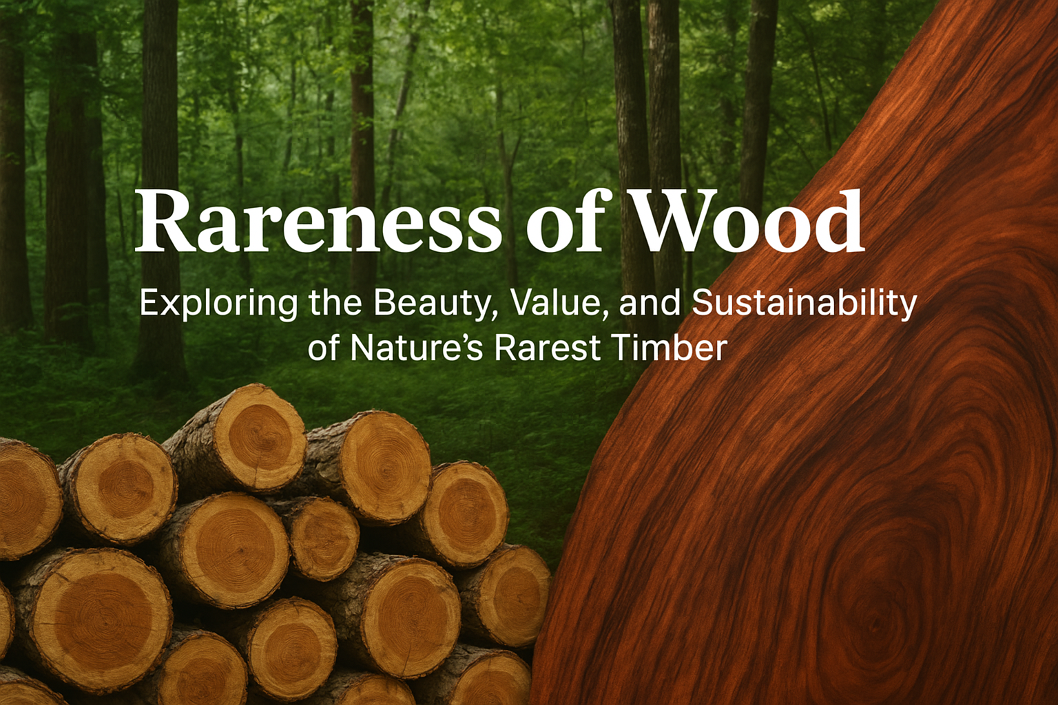 Rareness of Wood: Exploring the Beauty, Value, and Sustainability of Nature’s Rarest Timber
