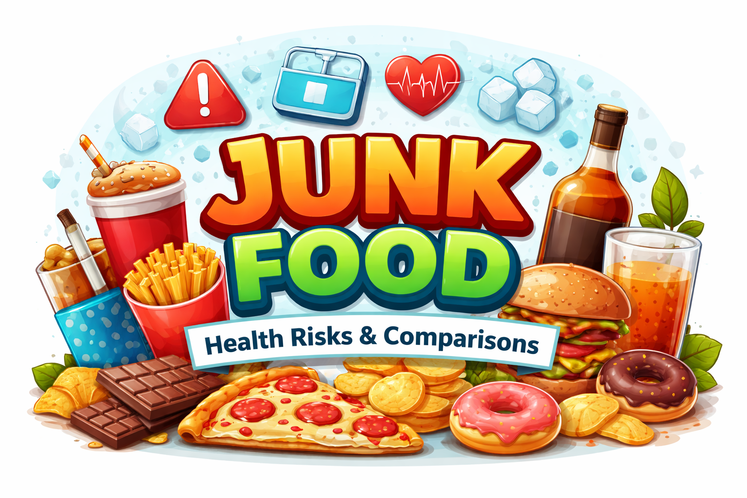 Understanding Junk Food: Health Risks, Categories, and Comparisons with Smoking and Alcohol