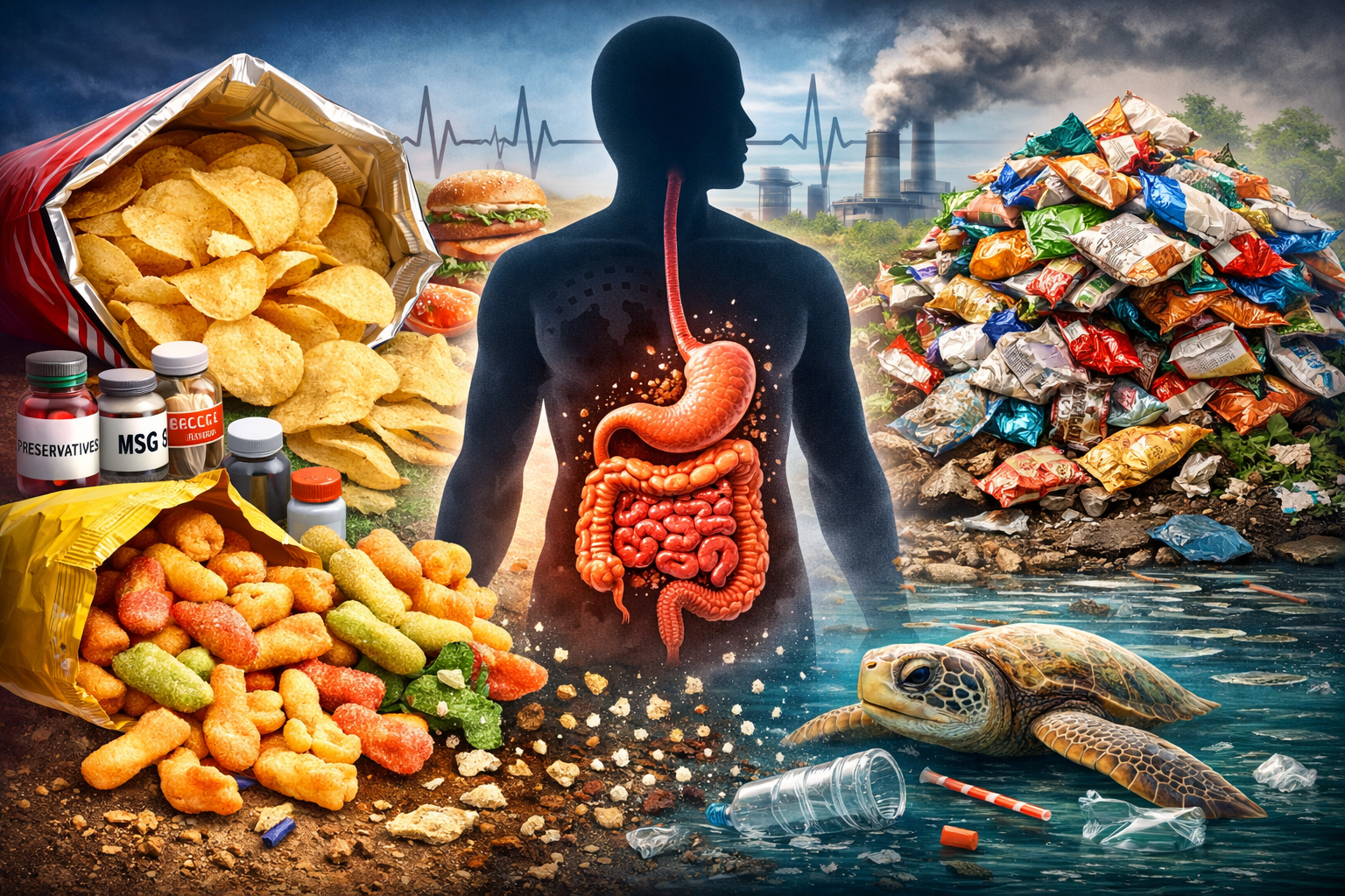 The Hidden Truth About Packet Snack Chips: Food Preservation, Health Risks, and Plastic Pollution Explained