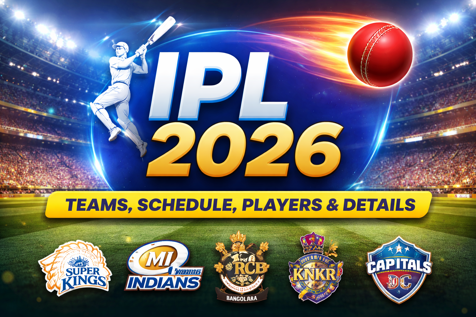 IPL 2026 — Complete Guide: All 10 Teams, Players, Owners & Schedule
