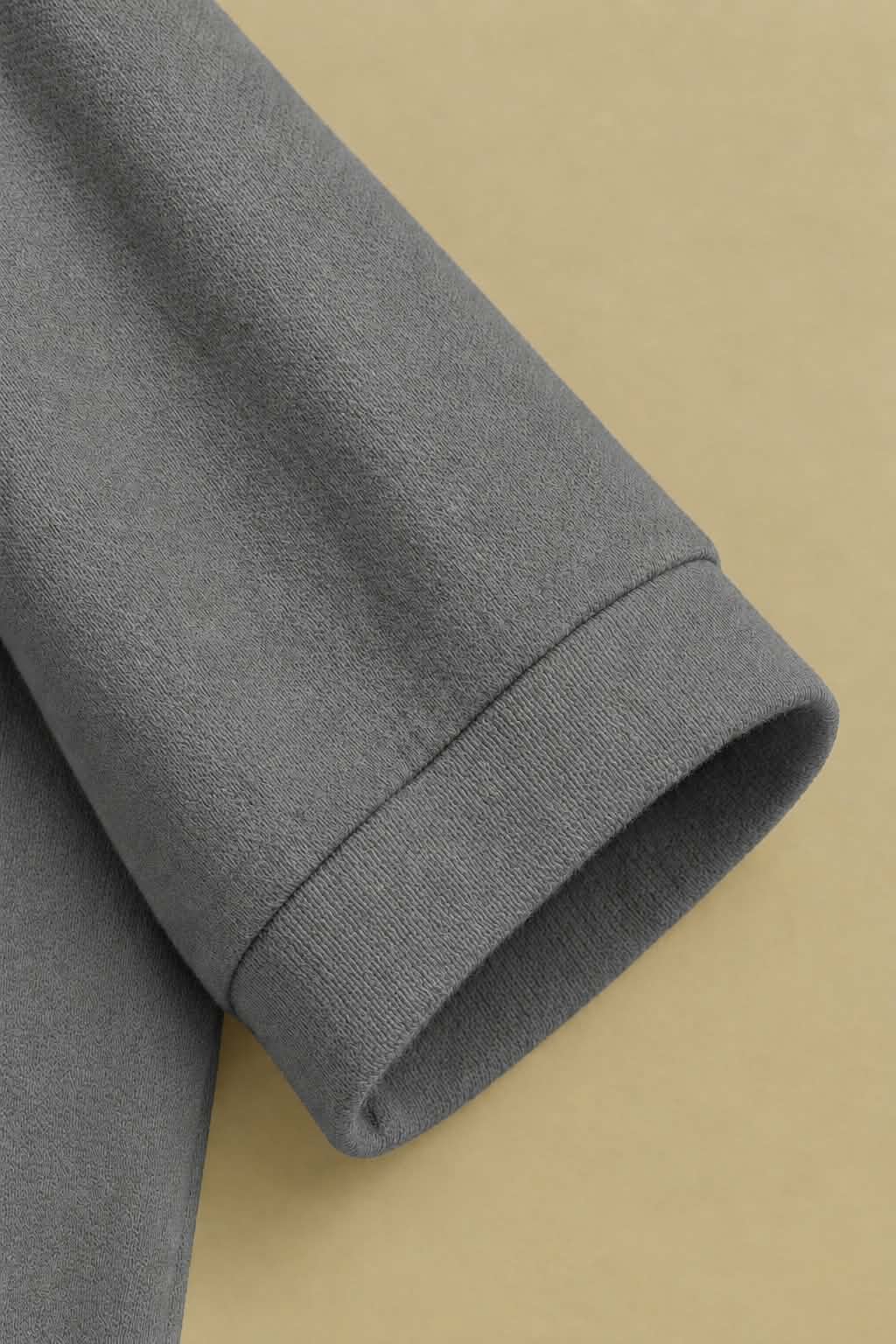 Essential Knit Polo — Stone Grey image 4