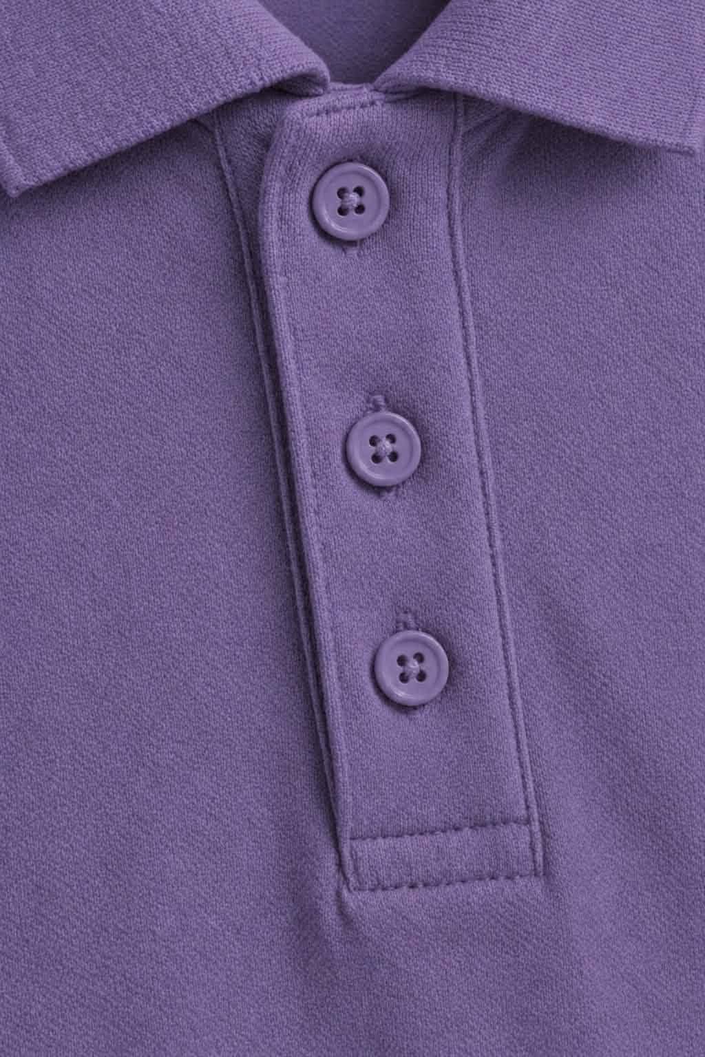 Signature Royal Lavender Piqué Polo image 3