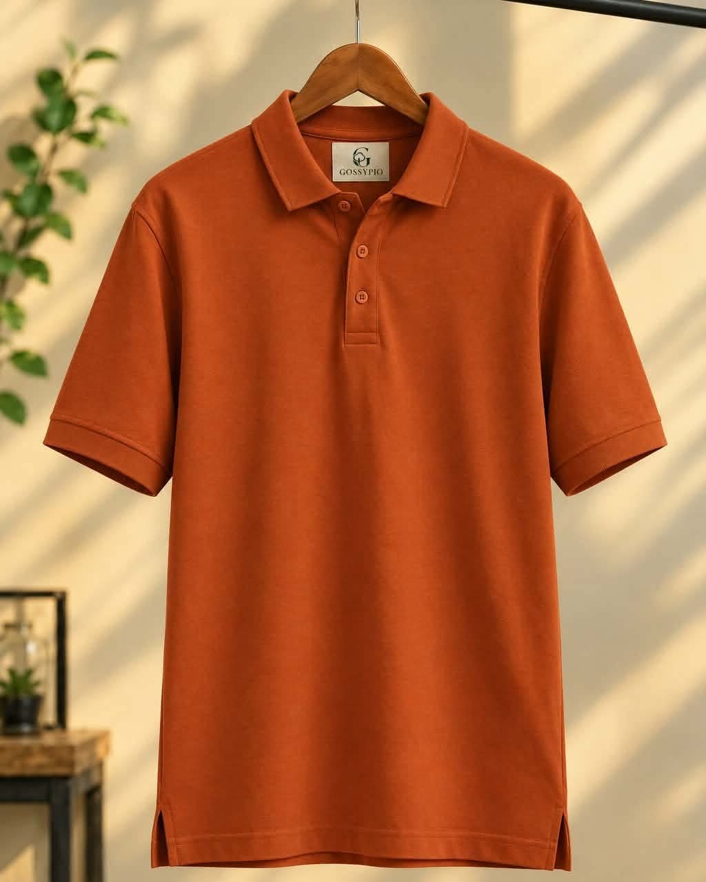 Signature Burnt Orange Piqué Polo
