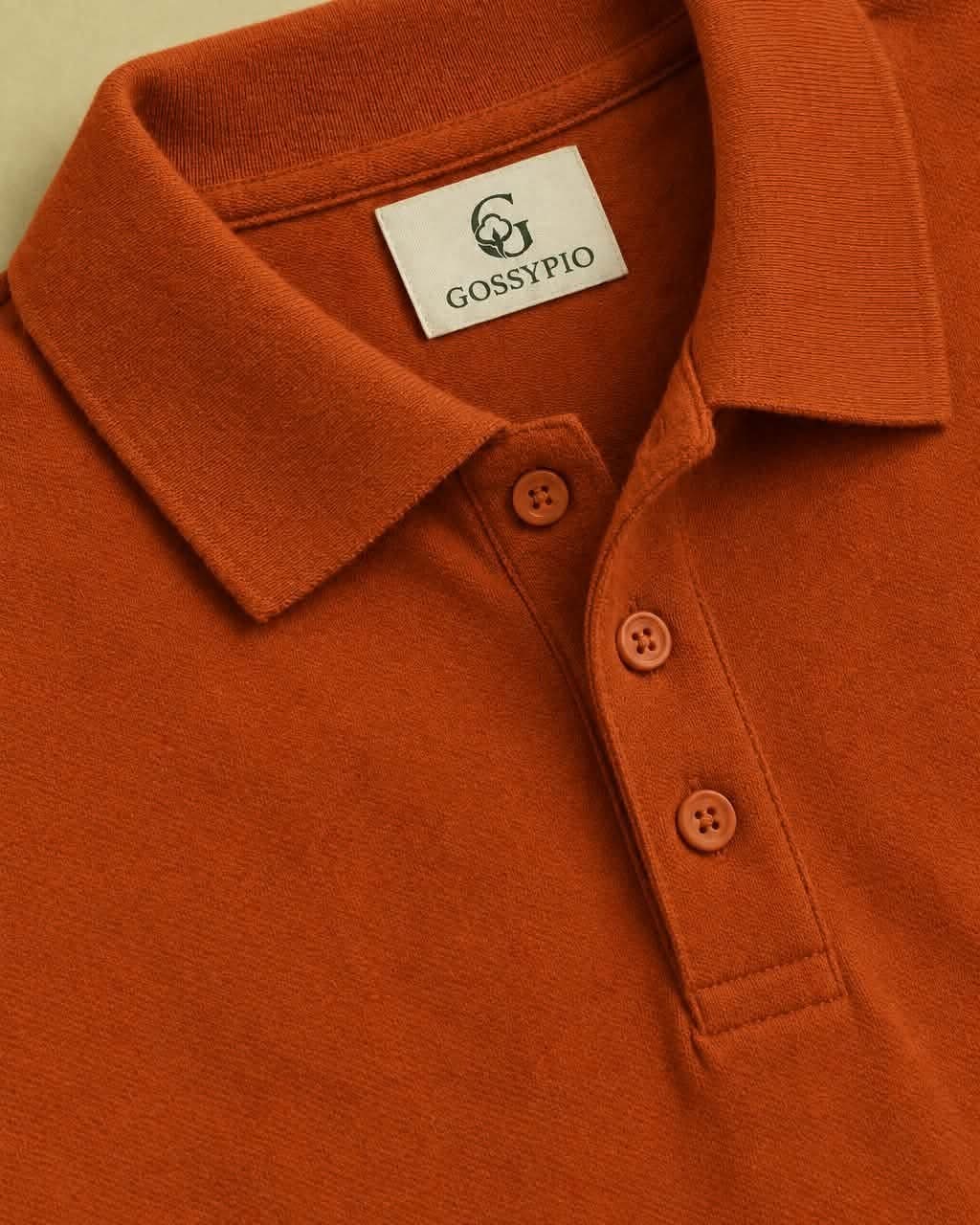 Signature Burnt Orange Piqué Polo image 2