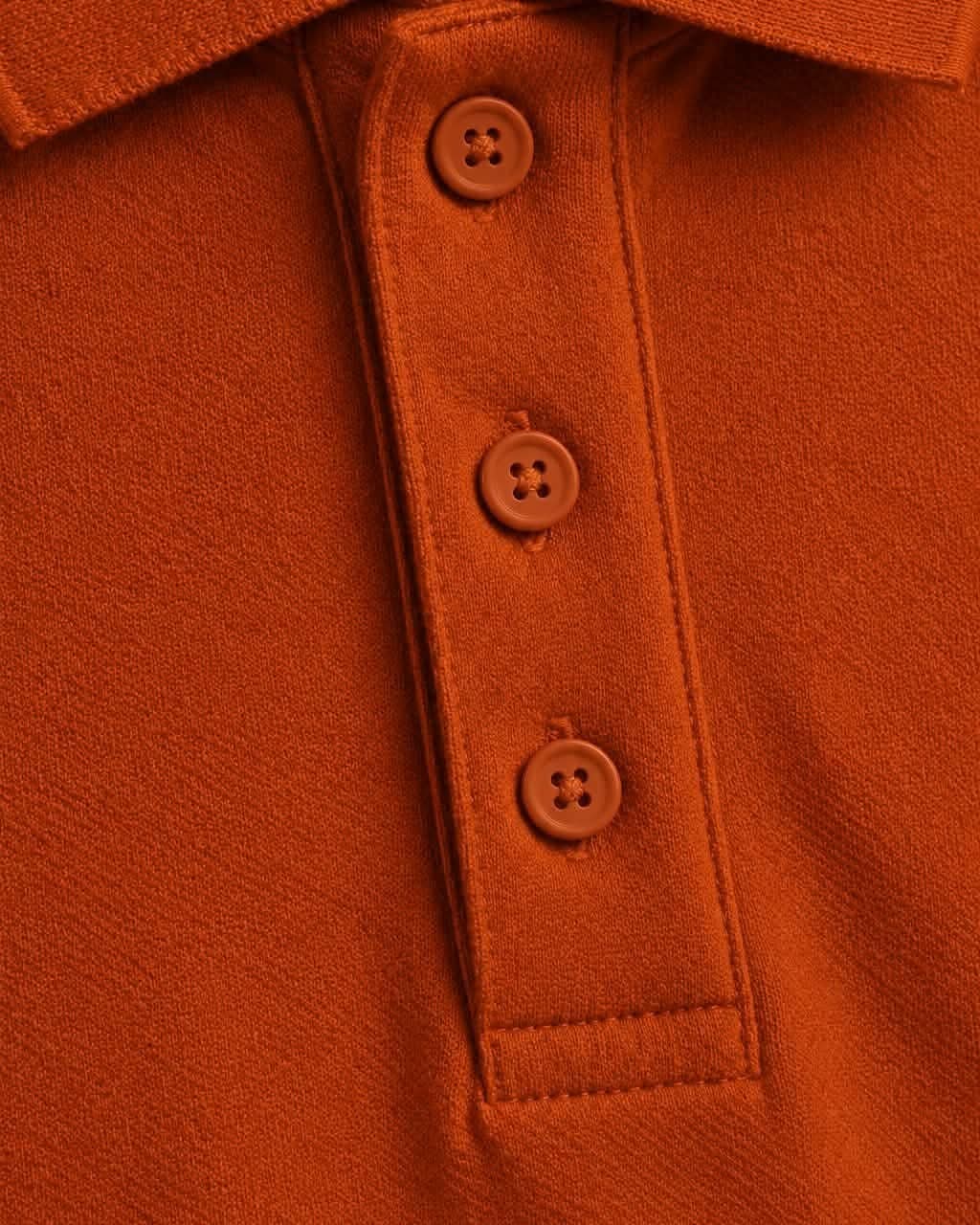 Signature Burnt Orange Piqué Polo image 3