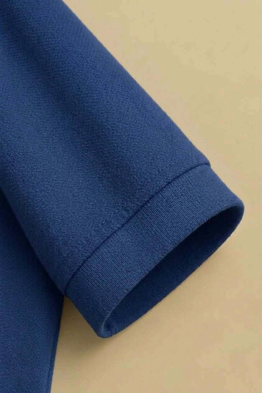 Signature Steel Blue Piqué Polo image 4