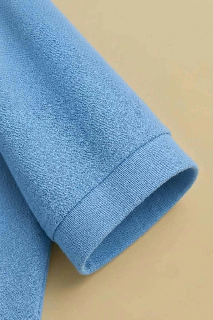 Signature Sky Blue Piqué Polo image 4