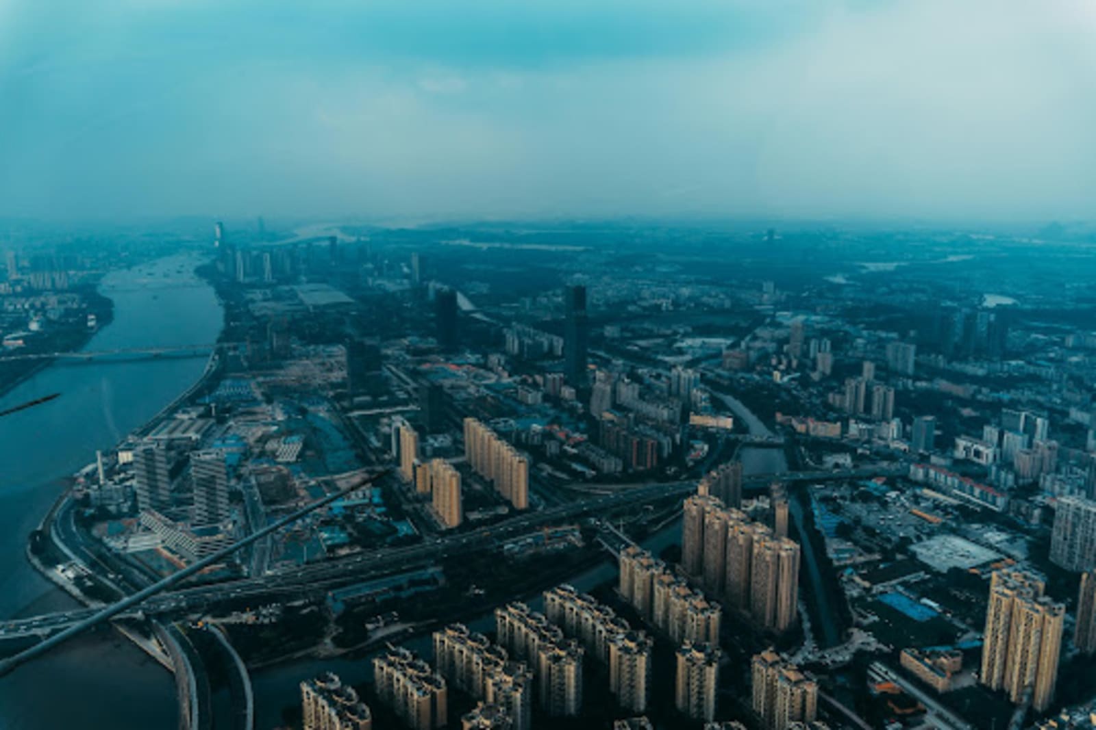 Guangzhou city from above