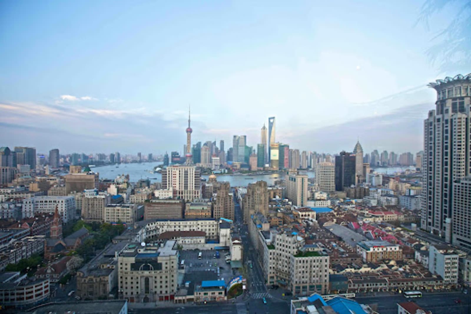 Panorama view of Shanghai