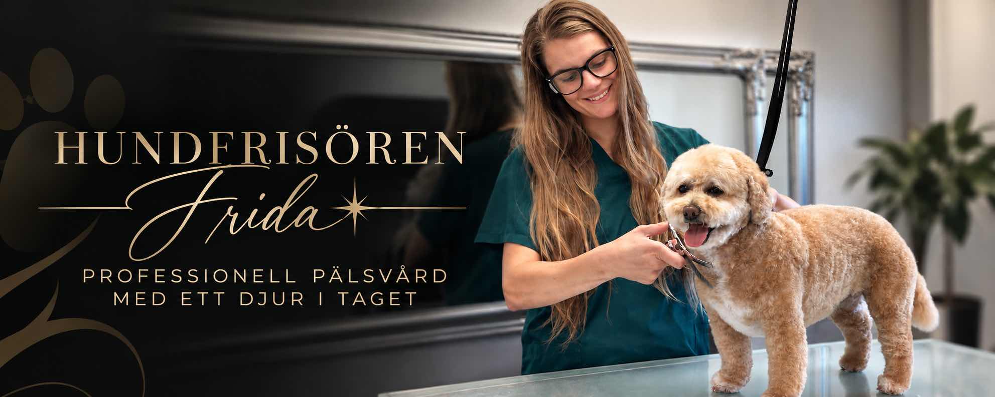 Banner for Hundfrisören Frida