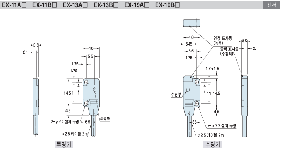 파나소닉 EX-13A 데이터시트 7