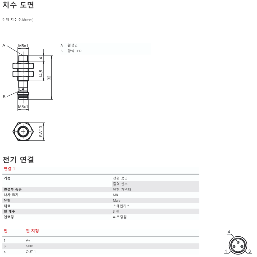 로이체 ISS 208MM/4NO-2N5-S8.3 데이터시트 2