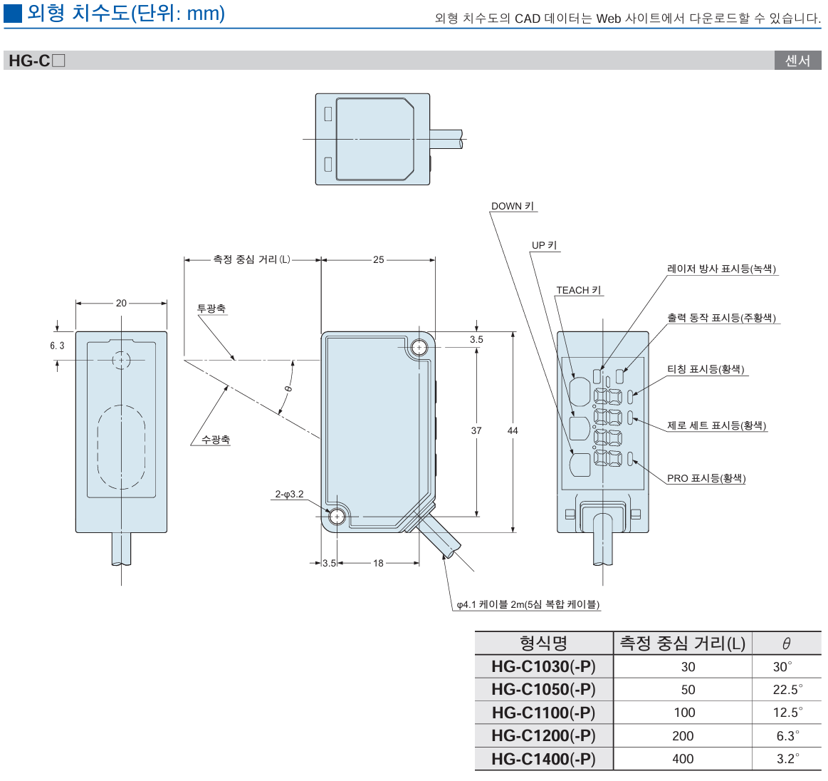파나소닉 HG-C1200-P 데이터시트 7