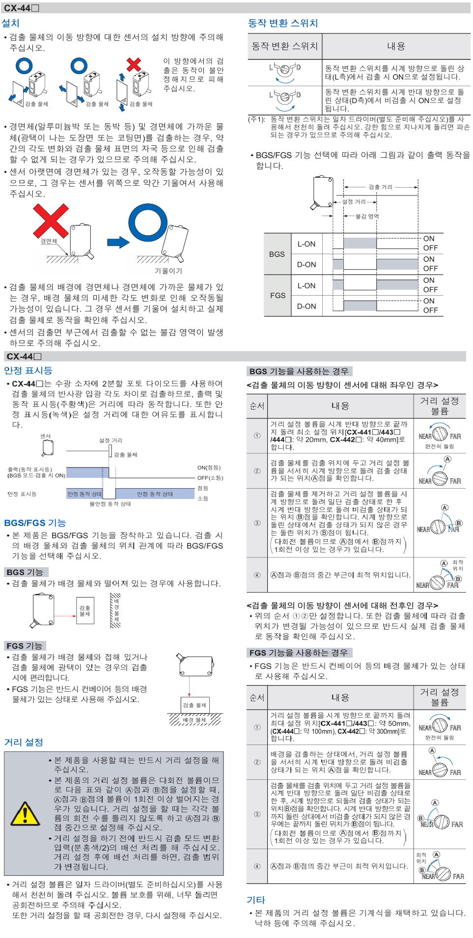 [Panasonic] CX-444 데이터시트 8