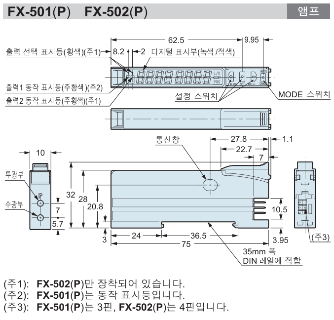 파나소닉 FX-501 데이터시트 4