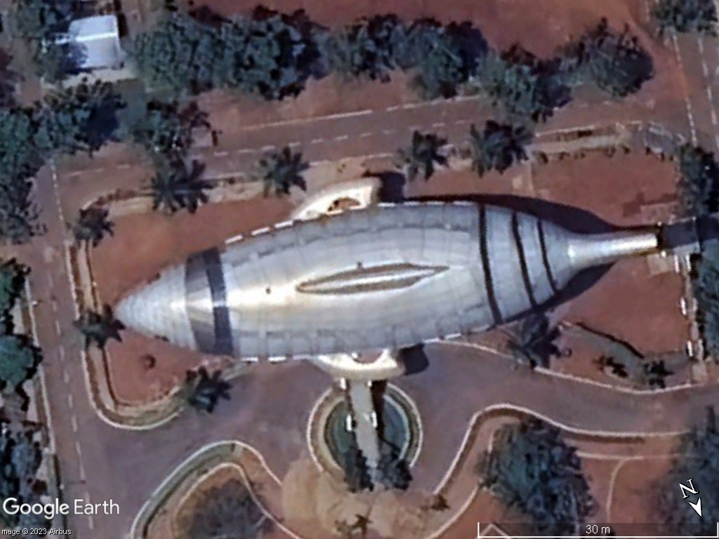 giant fish on google earth