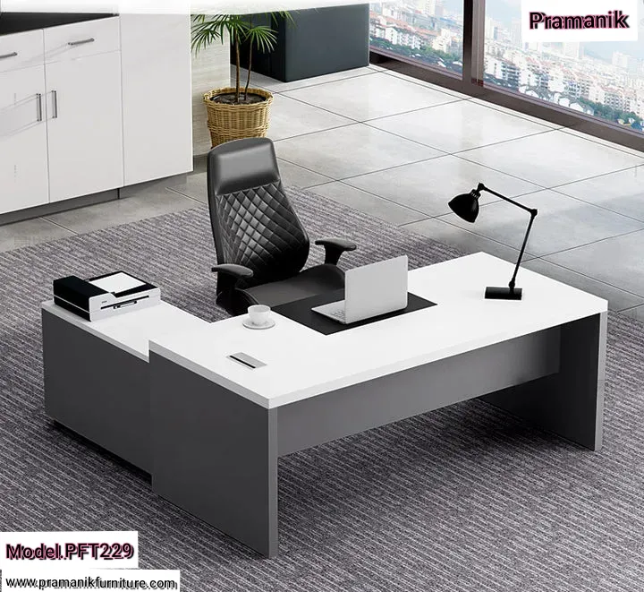 SpaceMax L-Shape Office Desk