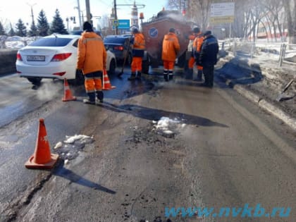 Ямочный ремонт идет полным ходом