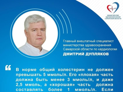 «Плохой» и «хороший»: главный кардиолог региона рассказал все о холестерине и чем опасно повышение его уровня