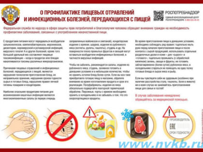 О профилактике пищевых отравлений!