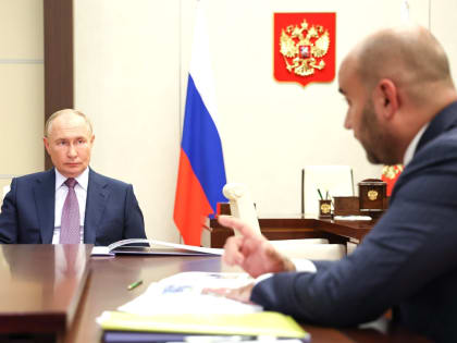 Рабочая встреча Путина с врио губернатора Самарской области