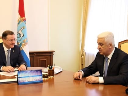 (фото) Дмитрий Азаров и Александр Гаврилов обсудили развитие электросетевой инфраструктуры региона