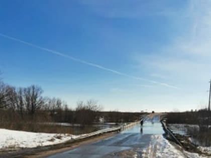 В Самарской области талые воды стали причиной подтопления нескольких мостов и частного сектора