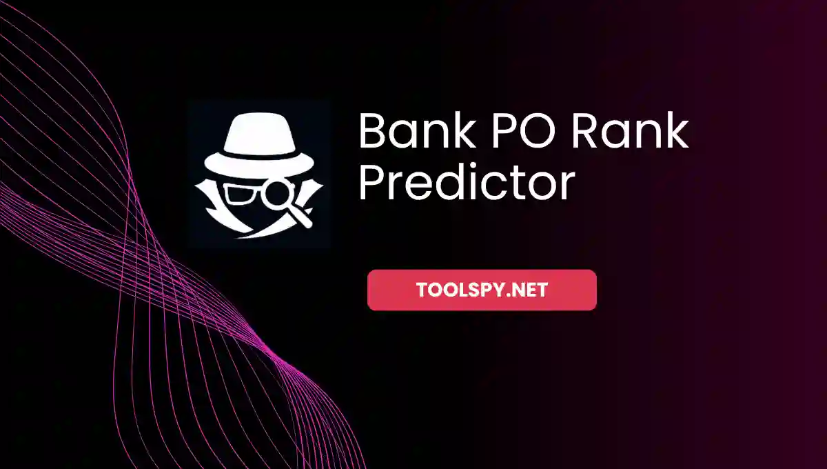 Bank PO rank predictor — estimate rank band and explore options