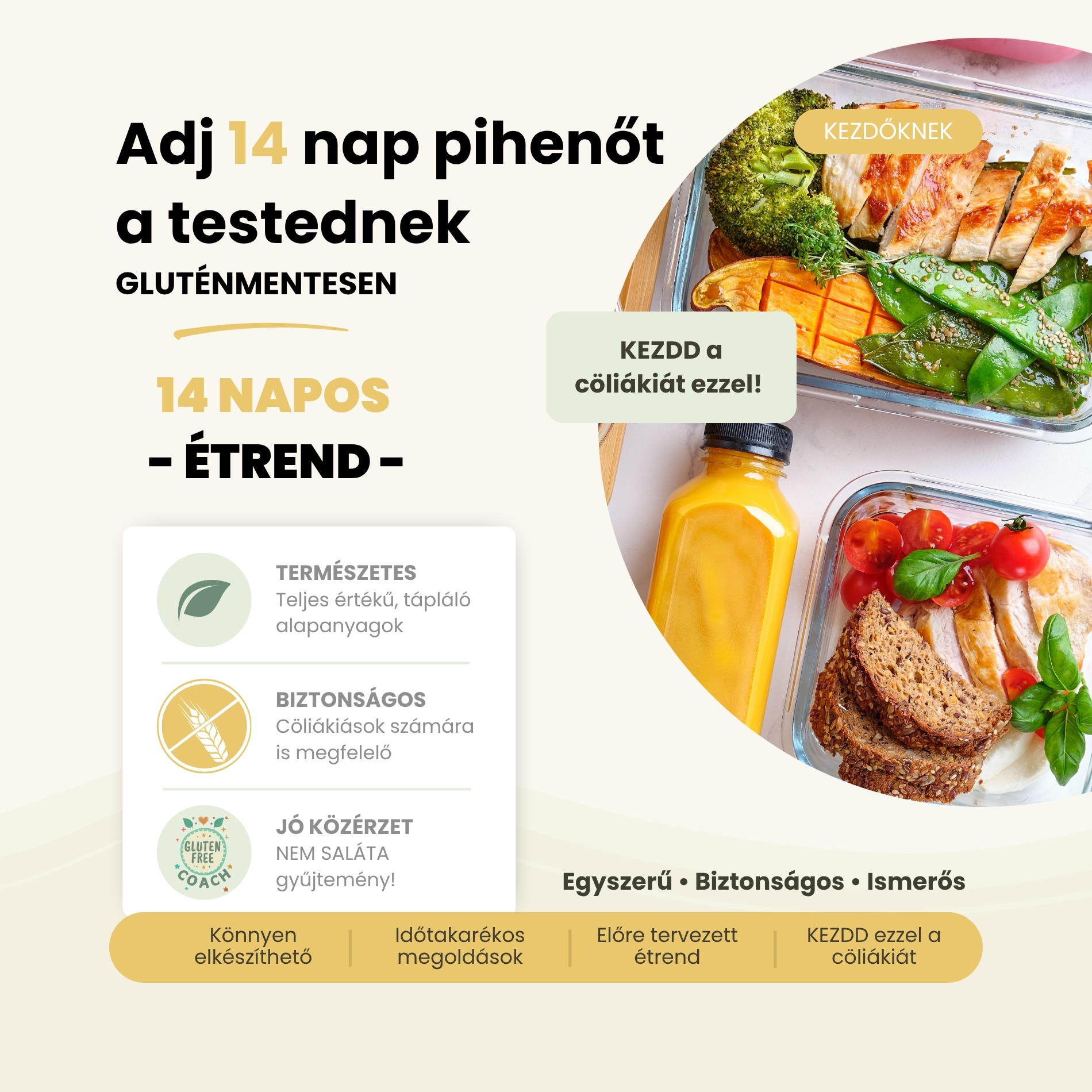 14 napos gluténmentes étrend – borító