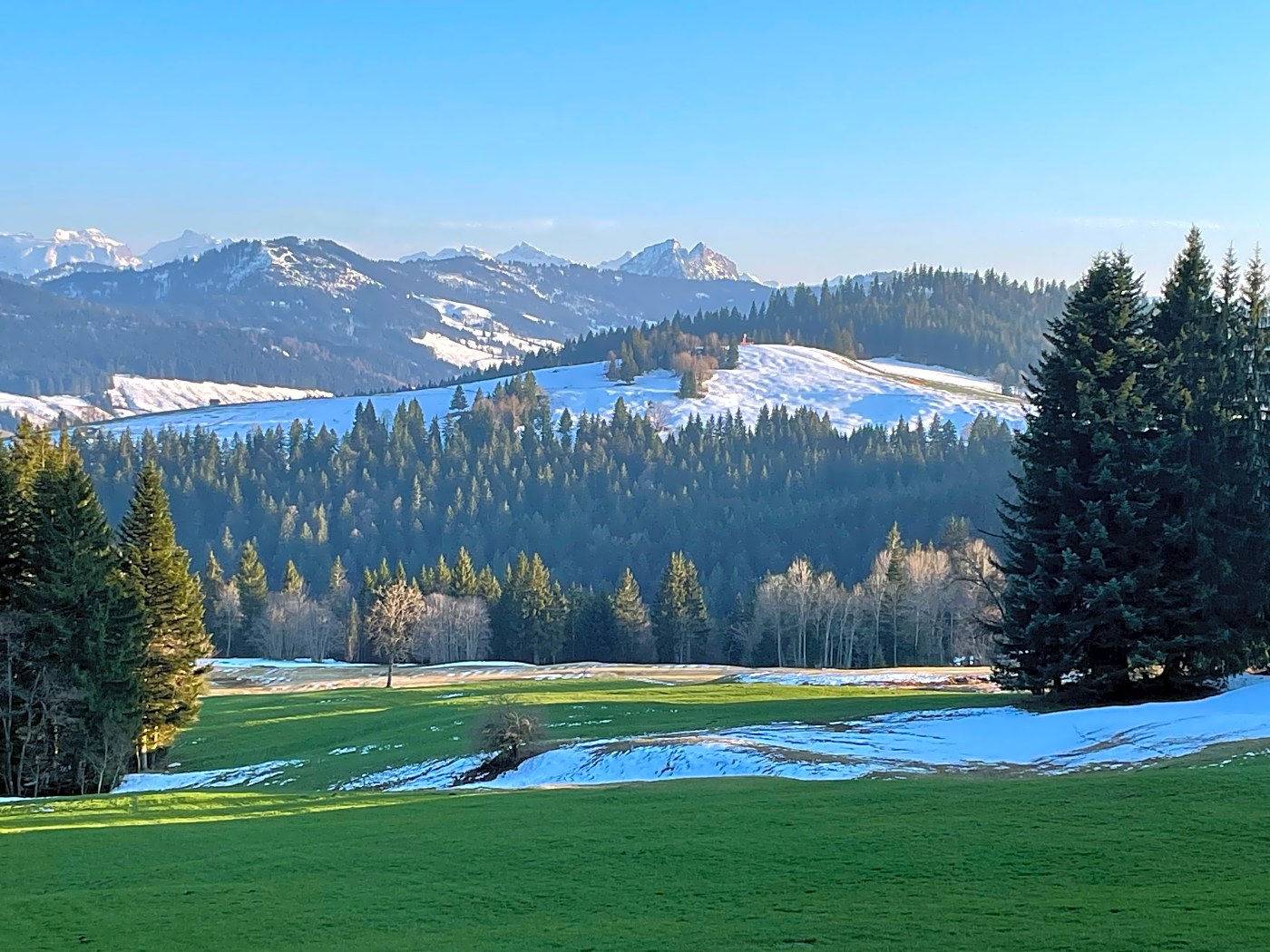 Raten pass near Menzingen