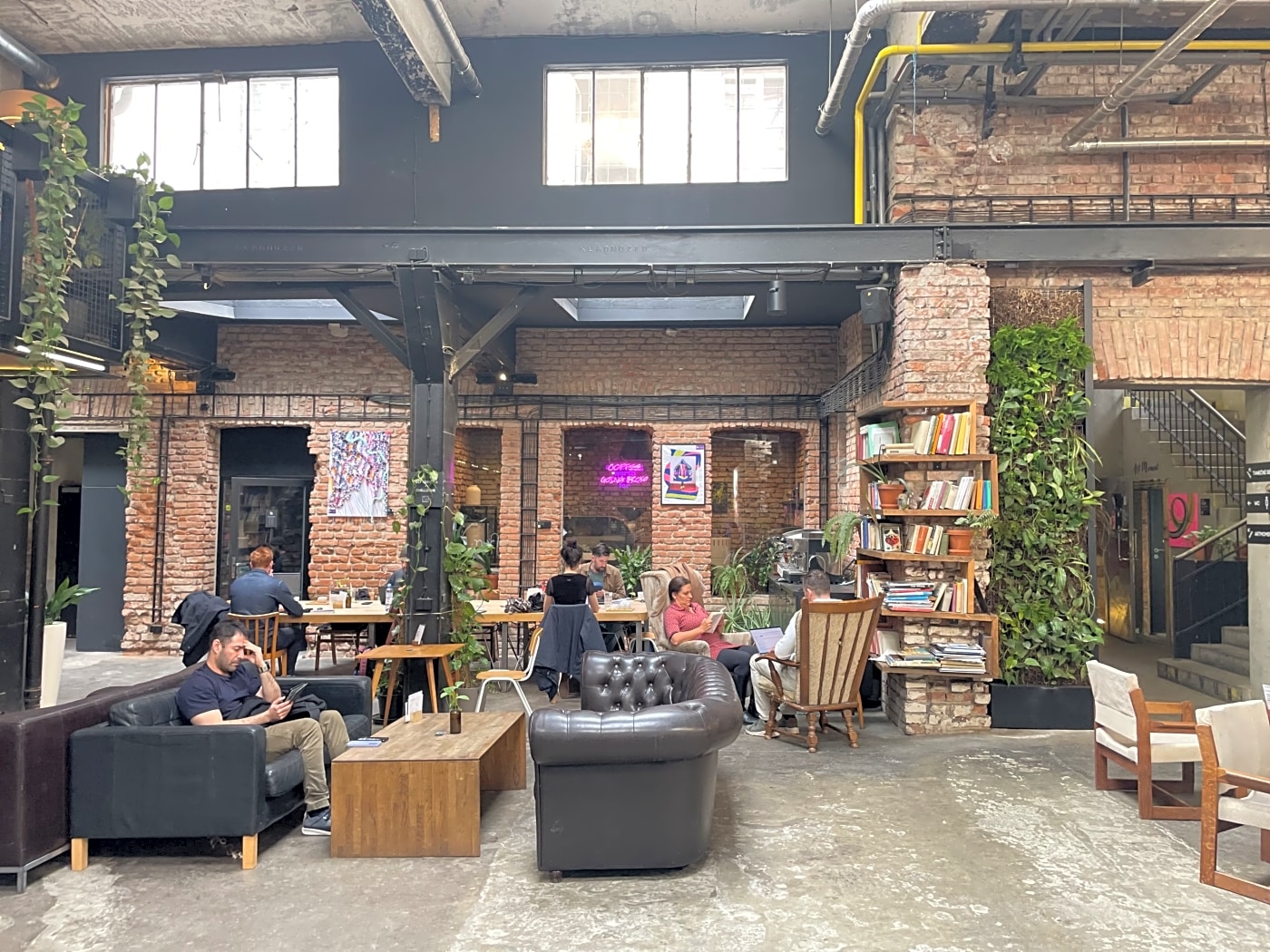 Nitroblock cafe really cool in Prague