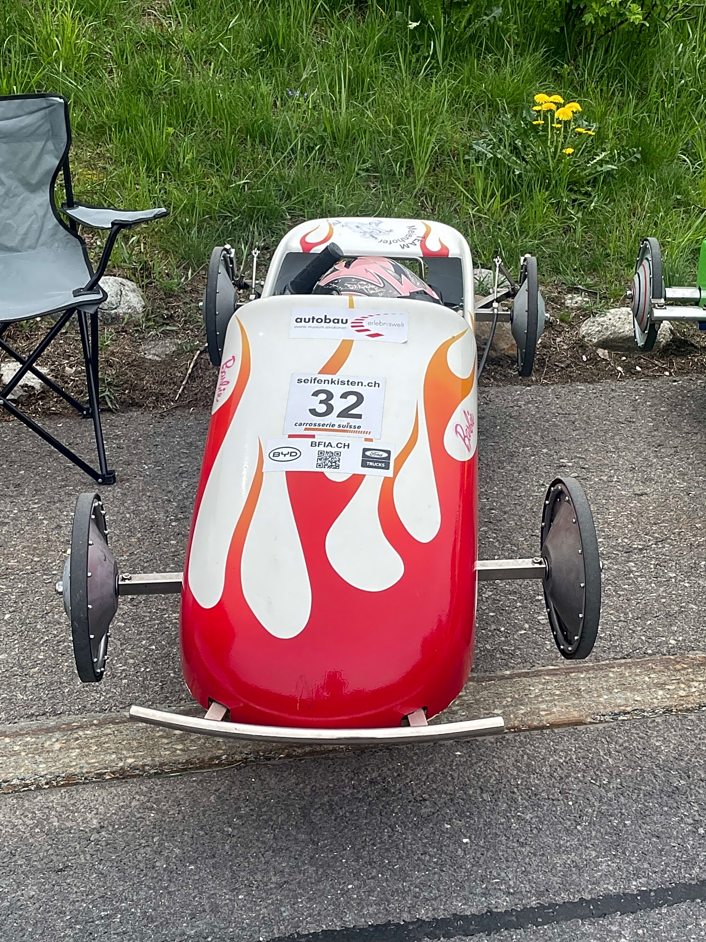 Go karts race at Einsiedeln