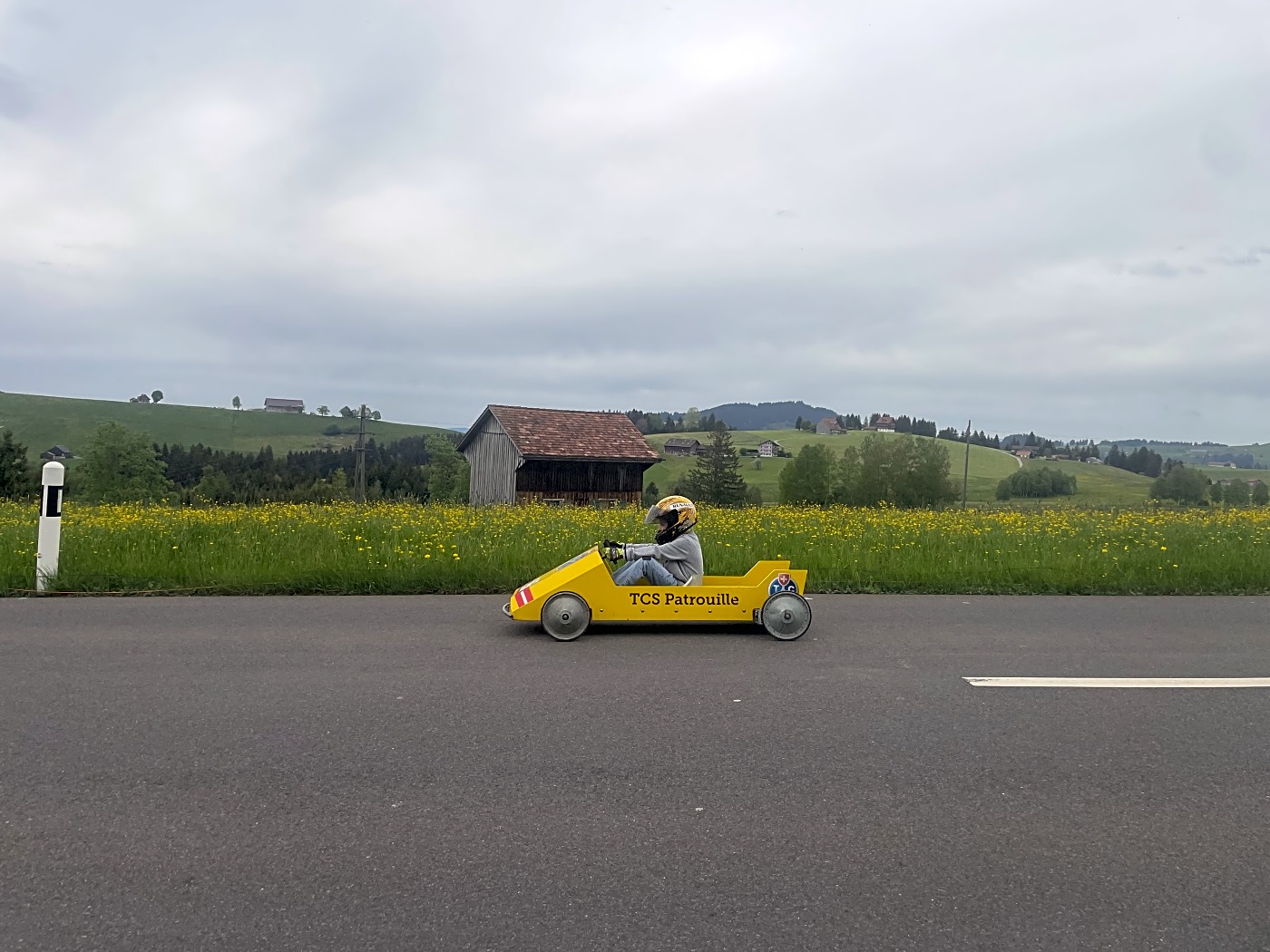 Swiss go kart race