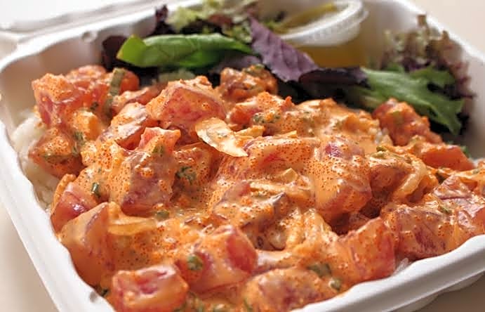 spicy ahi at mamaya downtown location