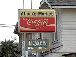 For Alicia's look for the coke sign else you might miss it.