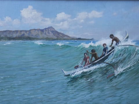 Surf lesson in Waikīkī