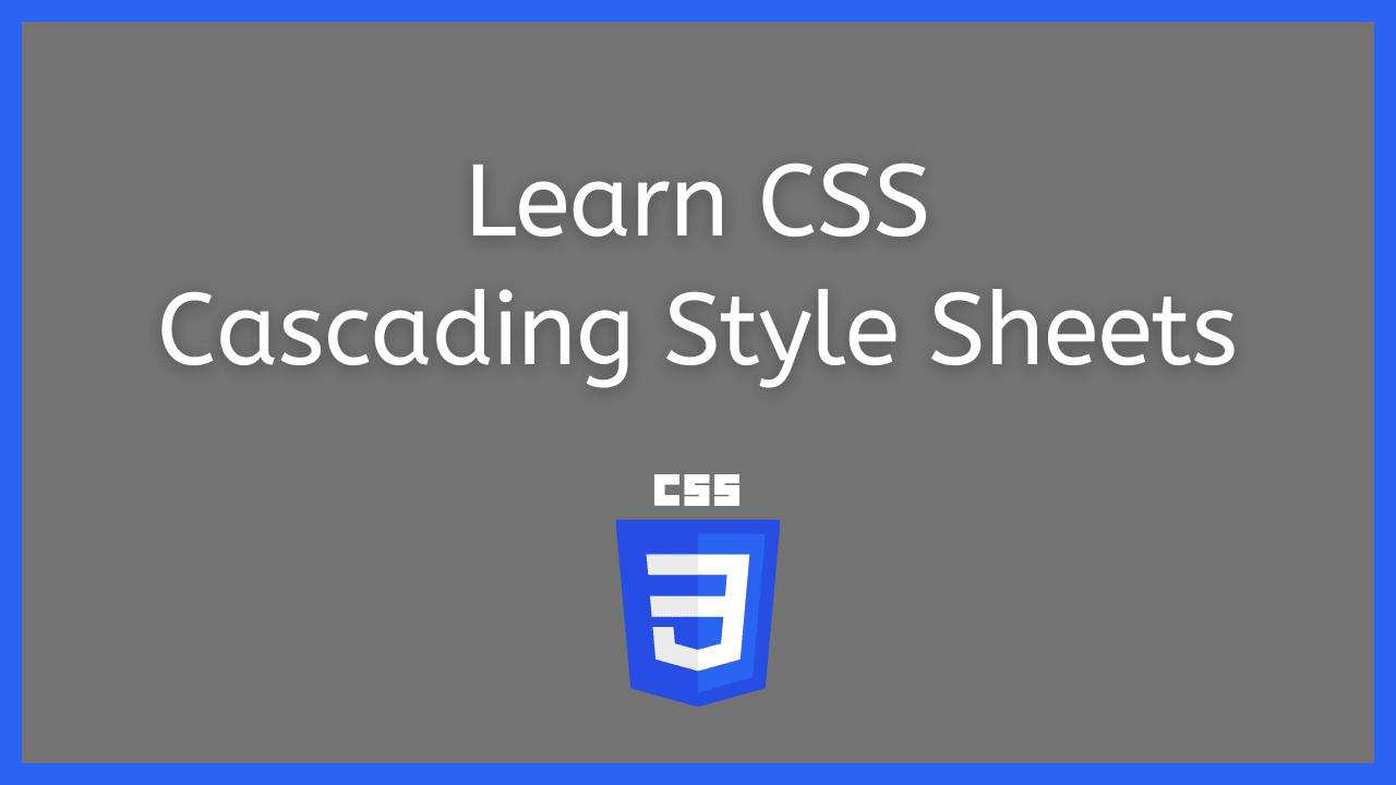 Learn CSS