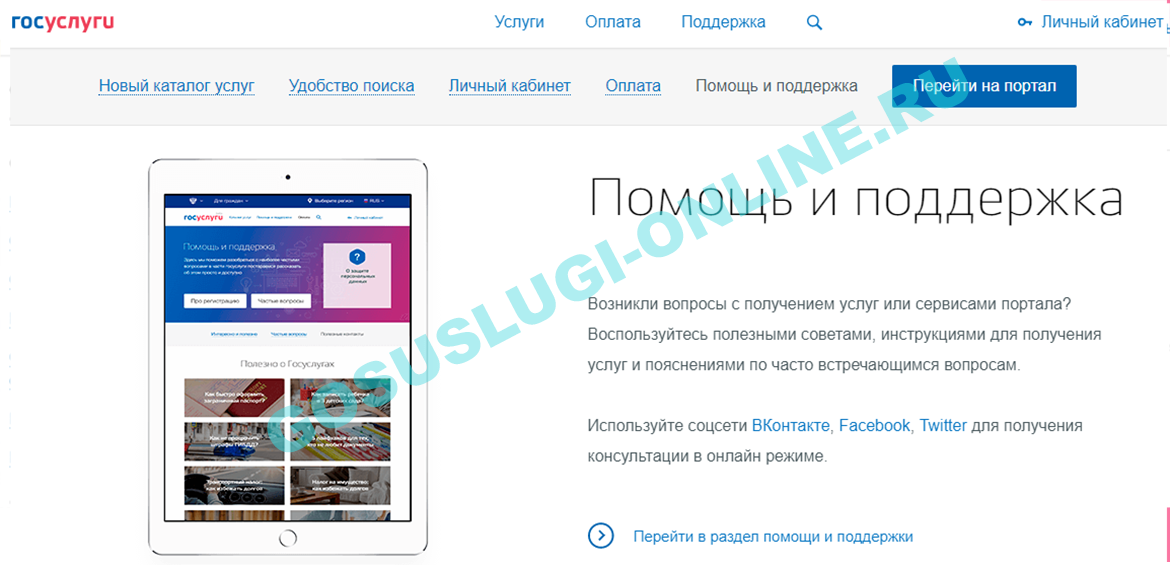 Адресную помощь через госуслуги. Служба поддержки госуслуг.