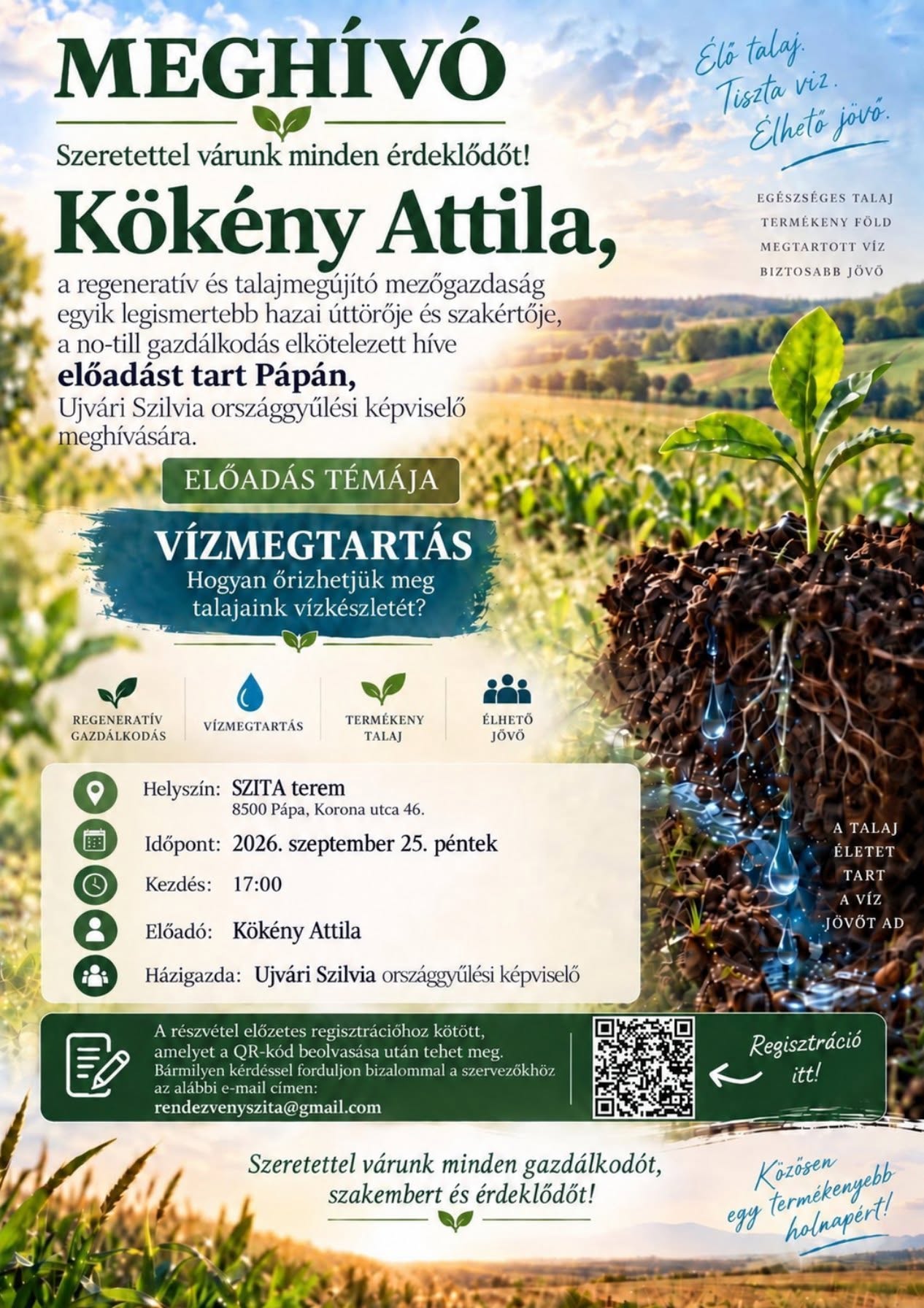 Vízmegtartás a szántóföldeken