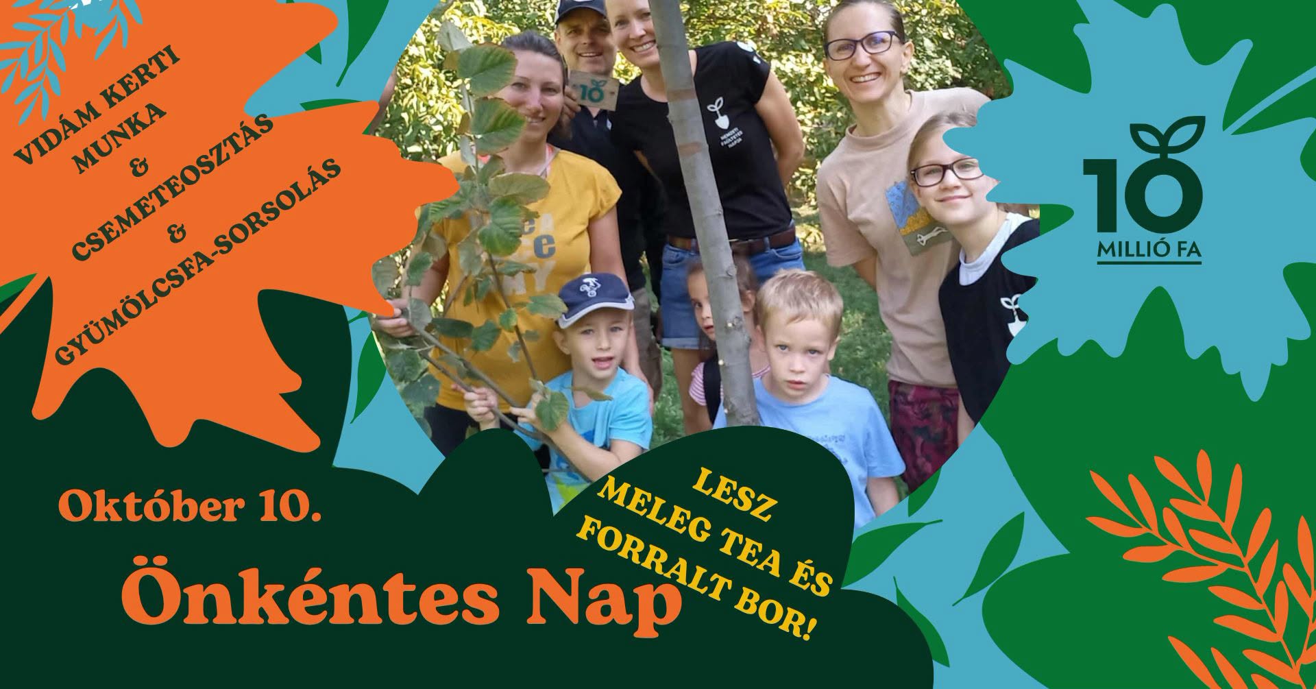 ÚJRA ÖNKÉNTES NAP - CSEMETEOSZTÁSSAL!