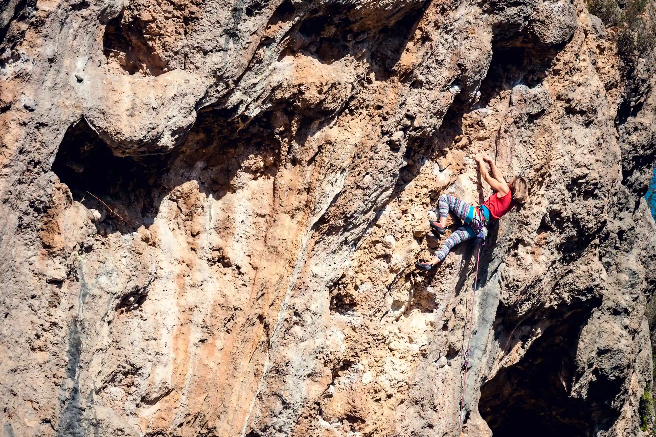Rock Climbing in Sidi Bouhlel Gorges Tunisia