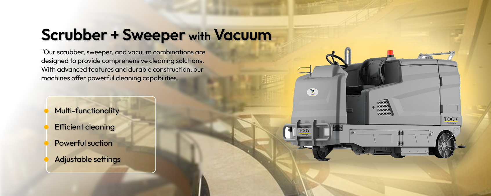 Scrubber + Sweeper